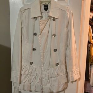 White Express dress coat